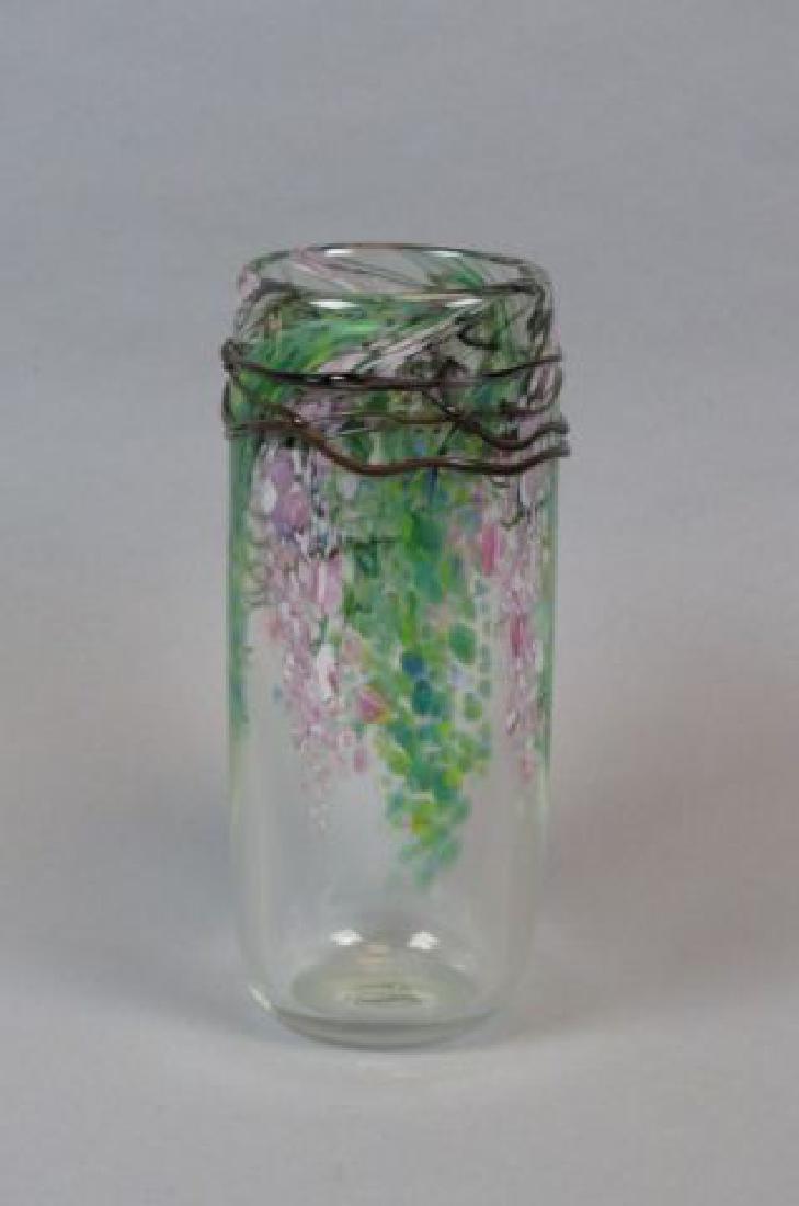 John Fields Art Glass Vase, (1 of 5)