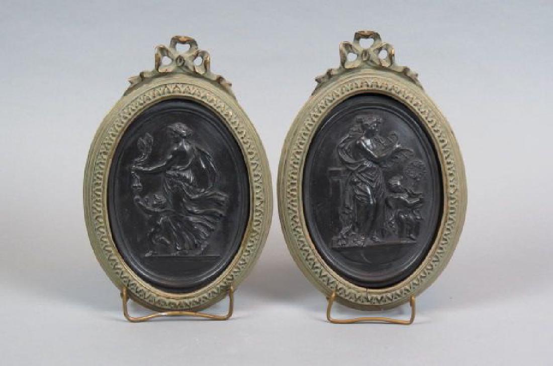 Pair of Wedgwood Basalt Plaques, (1 of 4)
