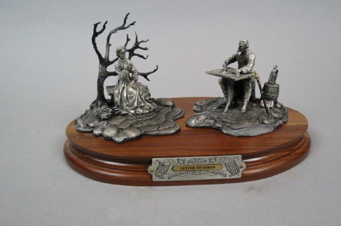 Chilmark Pewter Civil War Figurine Letter to Sarah (1 of 7)