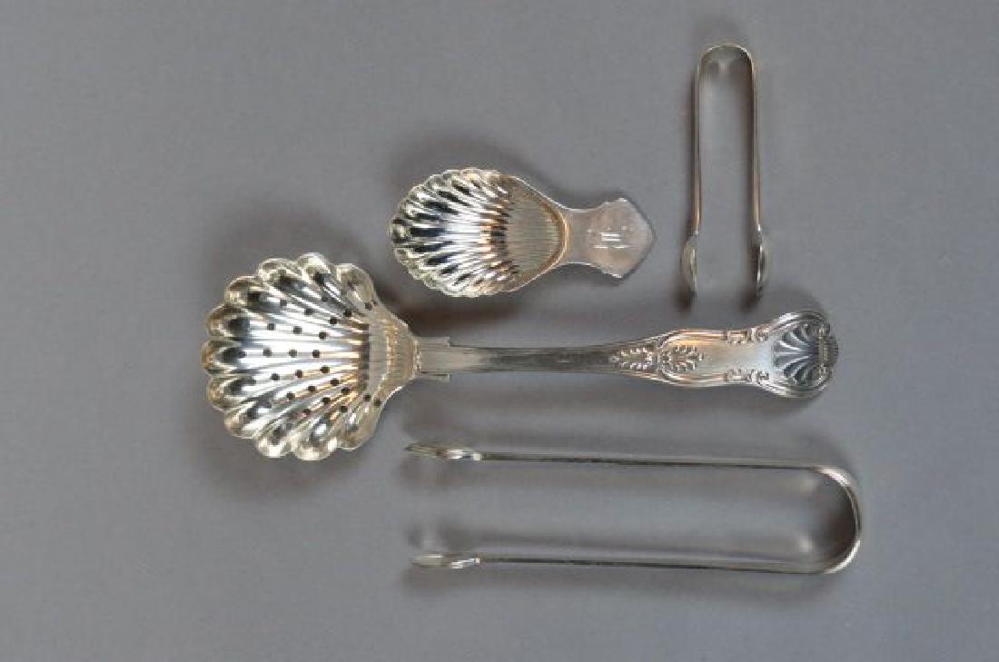 4 English Sterling Silver Servers, (1 of 4)
