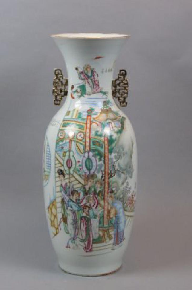 Large Chinese Porcelain Vase, (1 of 17)