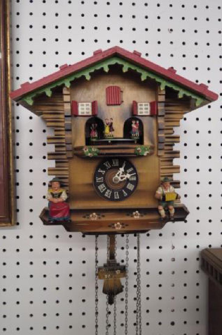 German Cuckoo Clock,: musical with dancers, working.