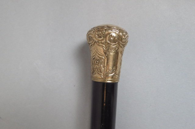 Gentleman's Walking Stick with Gold-filled Top, (1 of 6)