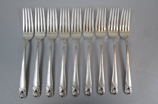 9 International "Spring Glory" Sterling Forks, (1 of 3)