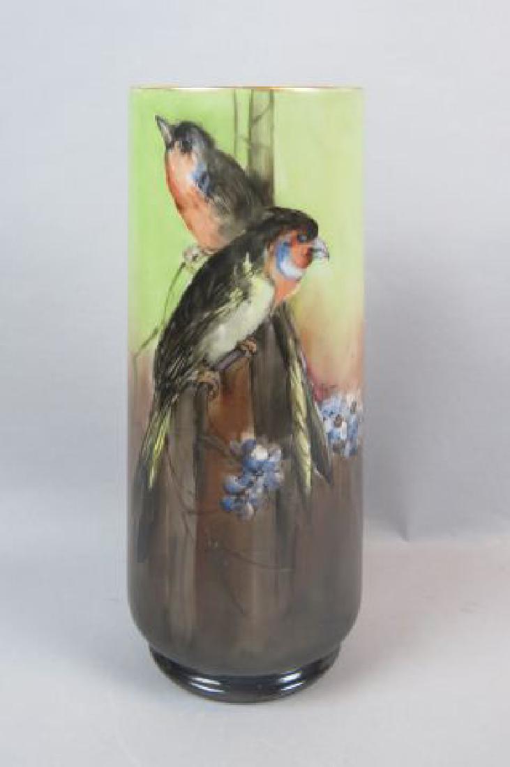 Limoges Handpainted Vase, (1 of 4)