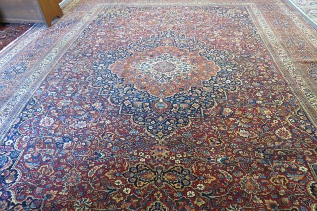 Ferrahan Sarouk Persian Handmade Room Size Rug, (1 of 5)