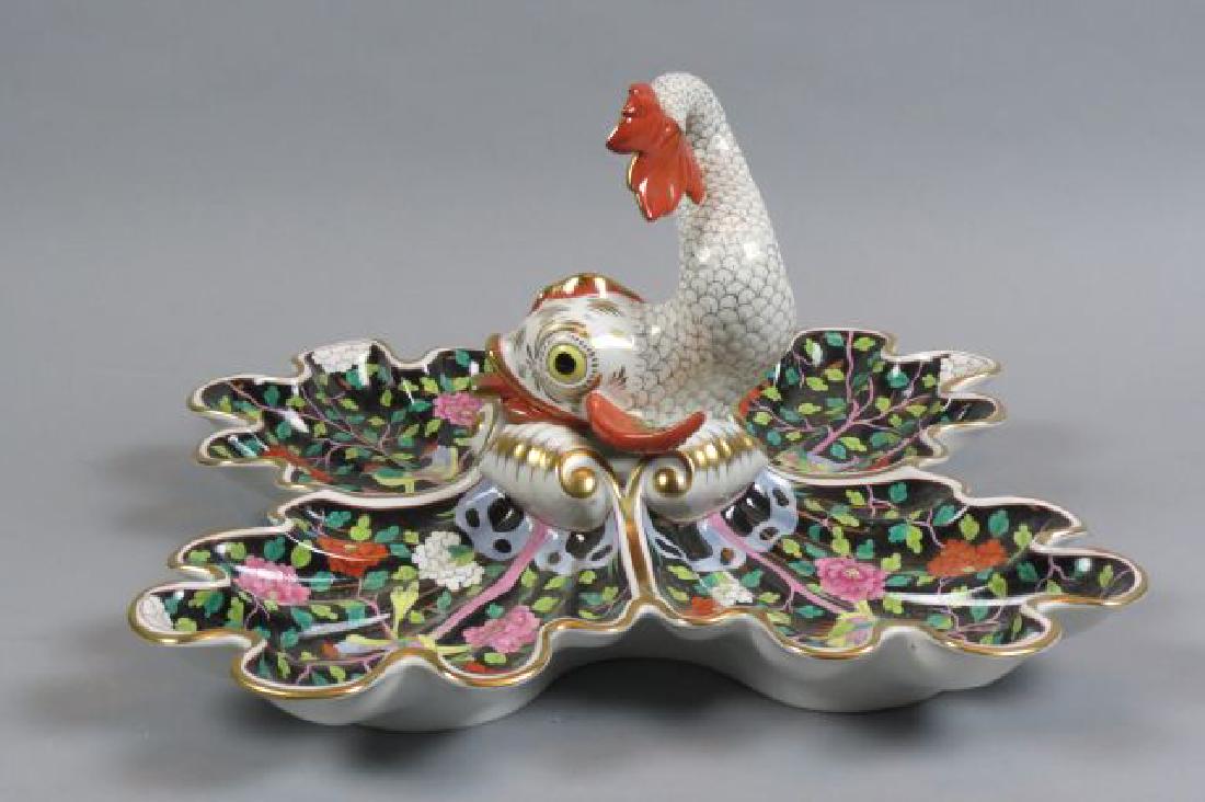 Herend Porcelain Large Centerpiece Server, (1 of 5)