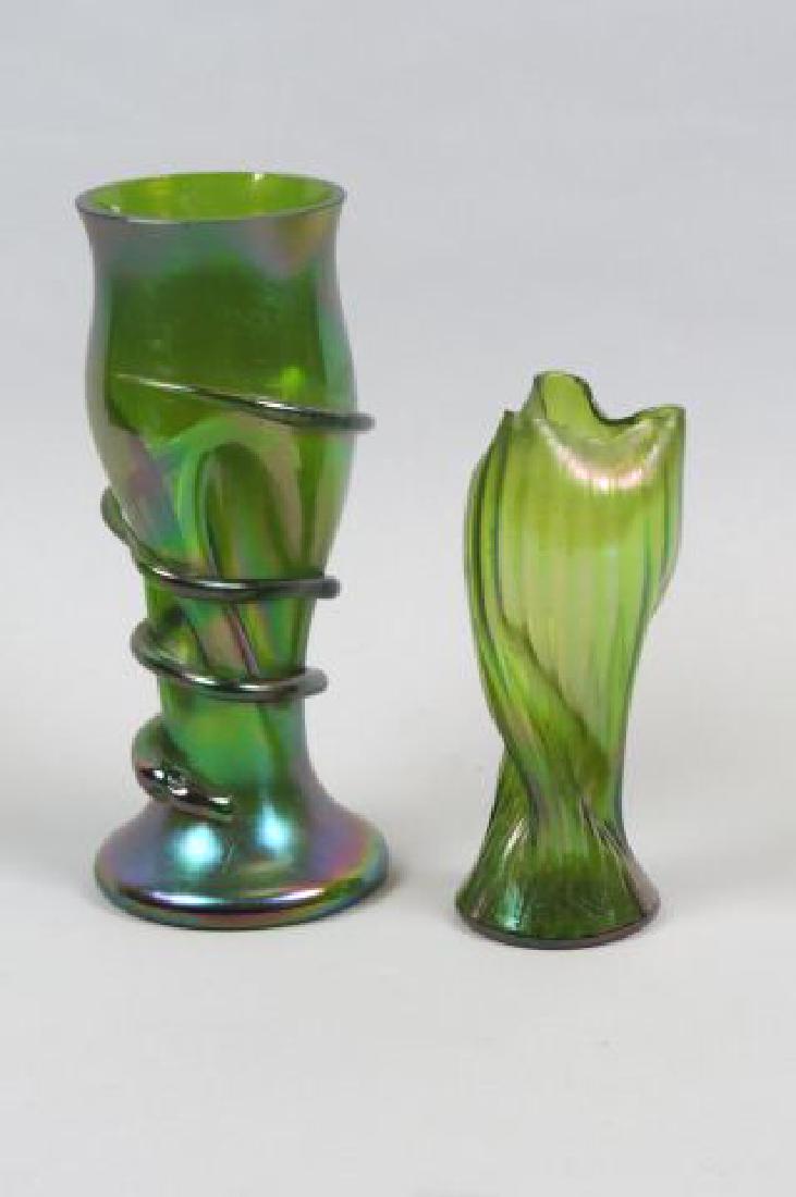 2 Loetz Art Glass Vases, (1 of 5)