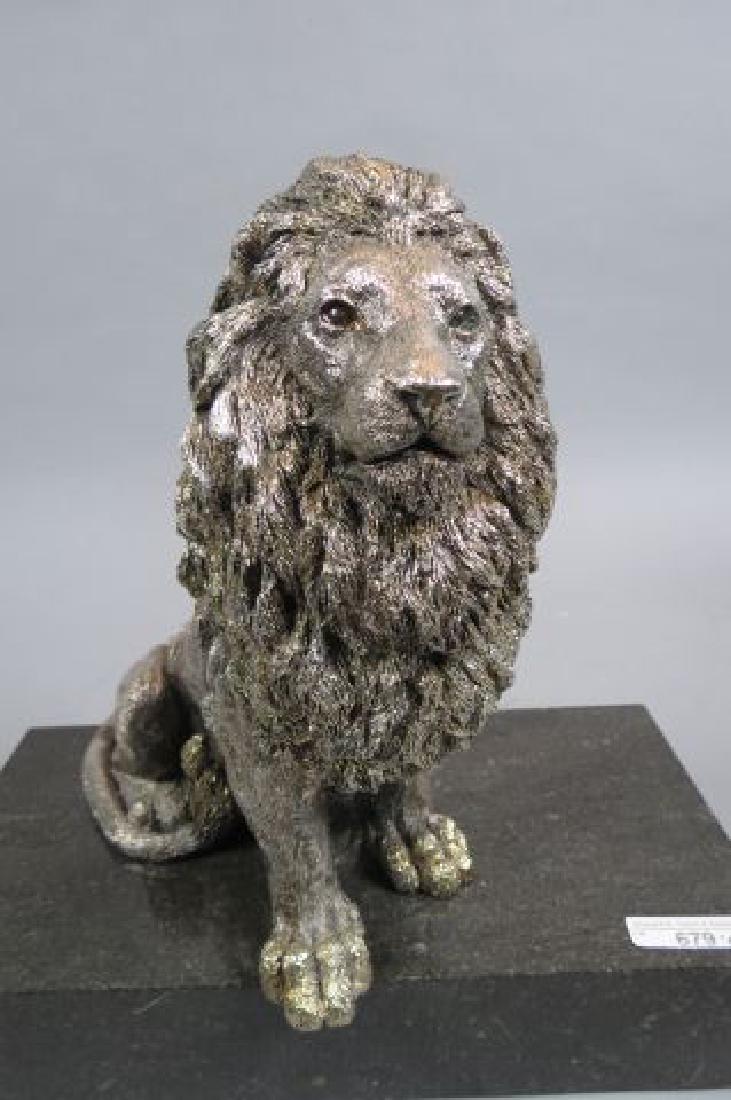 Sterling Silver Figurine of a Lion,