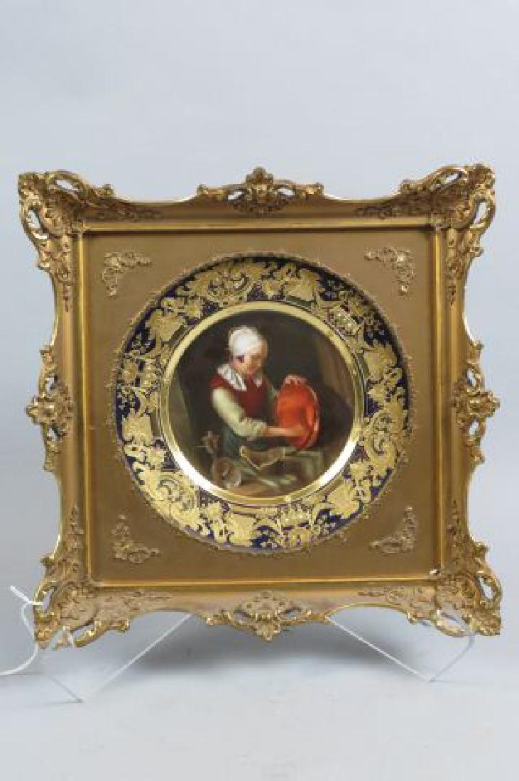 Royal Vienna Porcelain Handpainted Plate by Wagner (1 of 4)