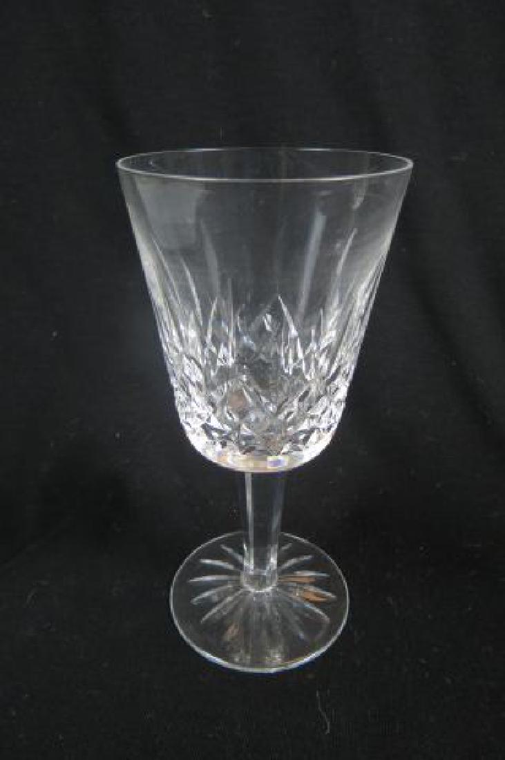 8 Waterford "Lismore" Cut Crystal Goblets, (1 of 3)