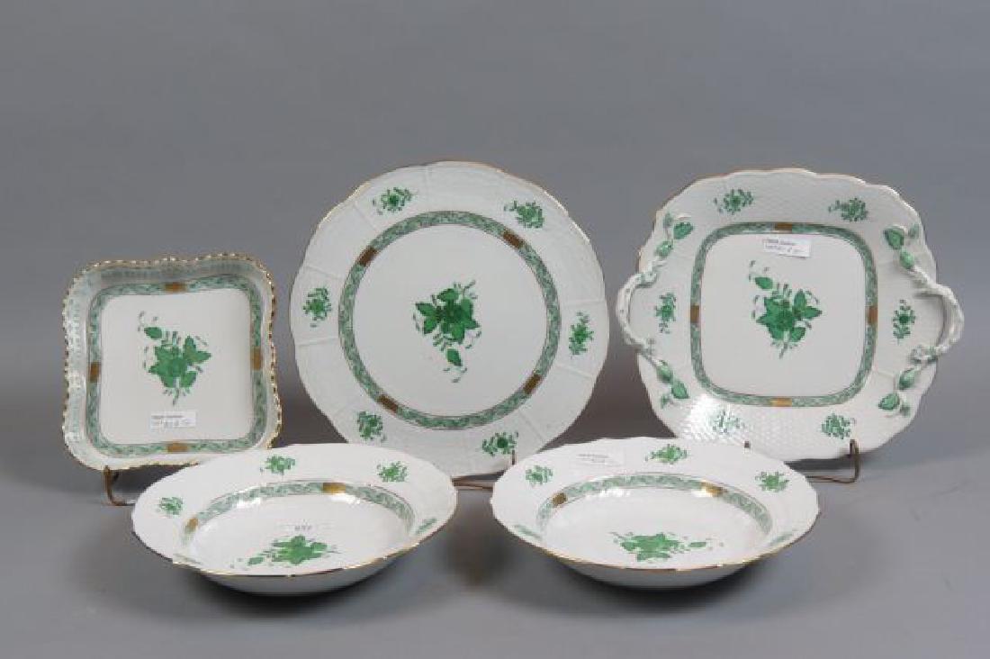 5 Herend "Chinese Bouquet" Servers, (1 of 4)