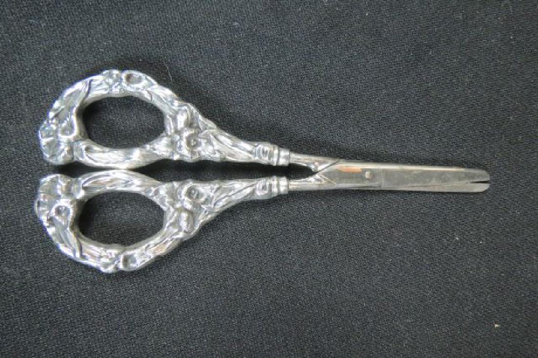 Sterling Silver Handled Grape Shears, (1 of 3)