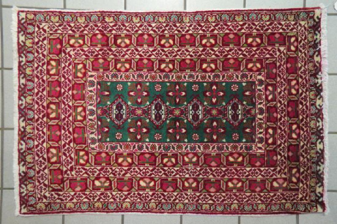 Turkman Persian Handmade Mat, (1 of 5)