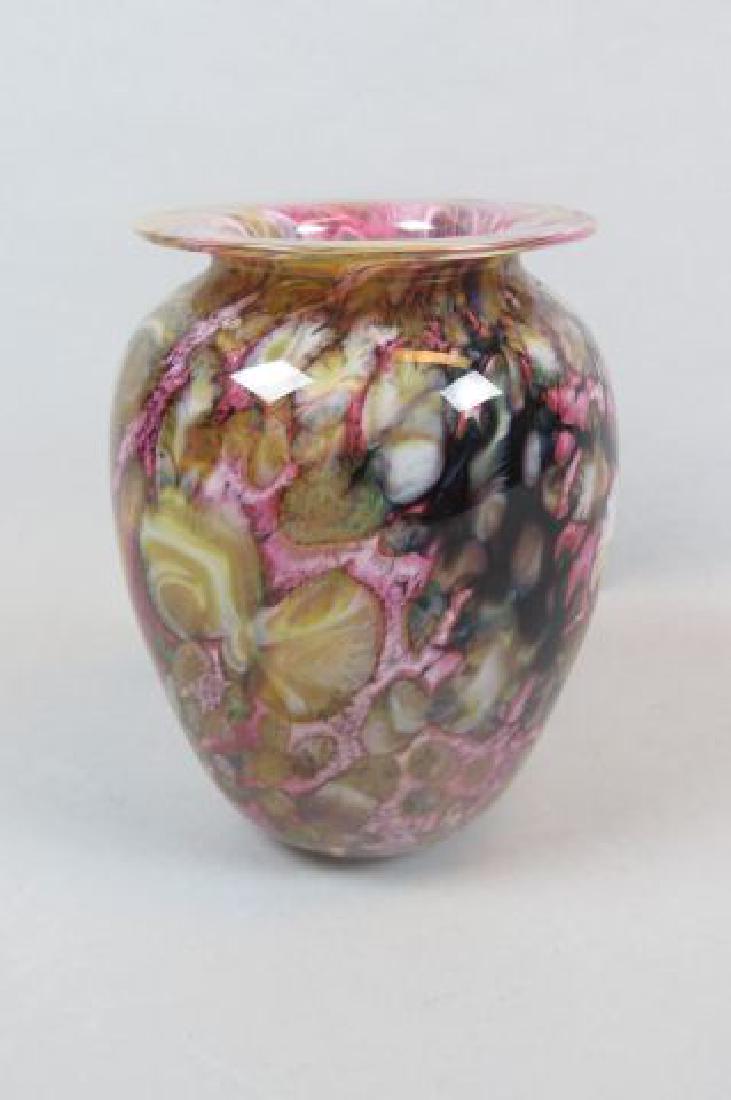 Robert Eickholt Studio Art Glass Vase, (1 of 4)