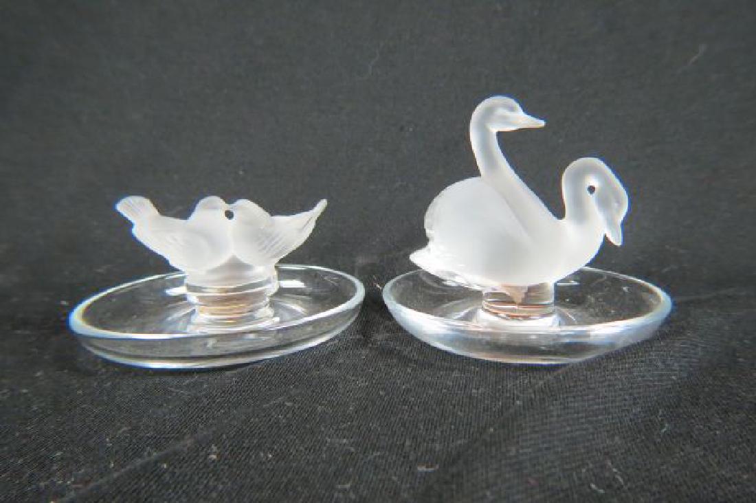 2 Lalique French Crystal Pin Dishes, (1 of 5)
