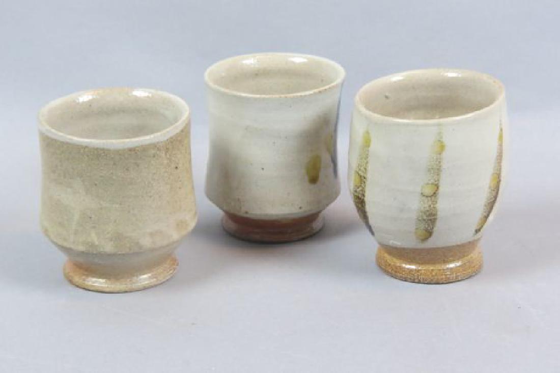 3 Michael Simon Studio Pottery Tumblers, (1 of 4)
