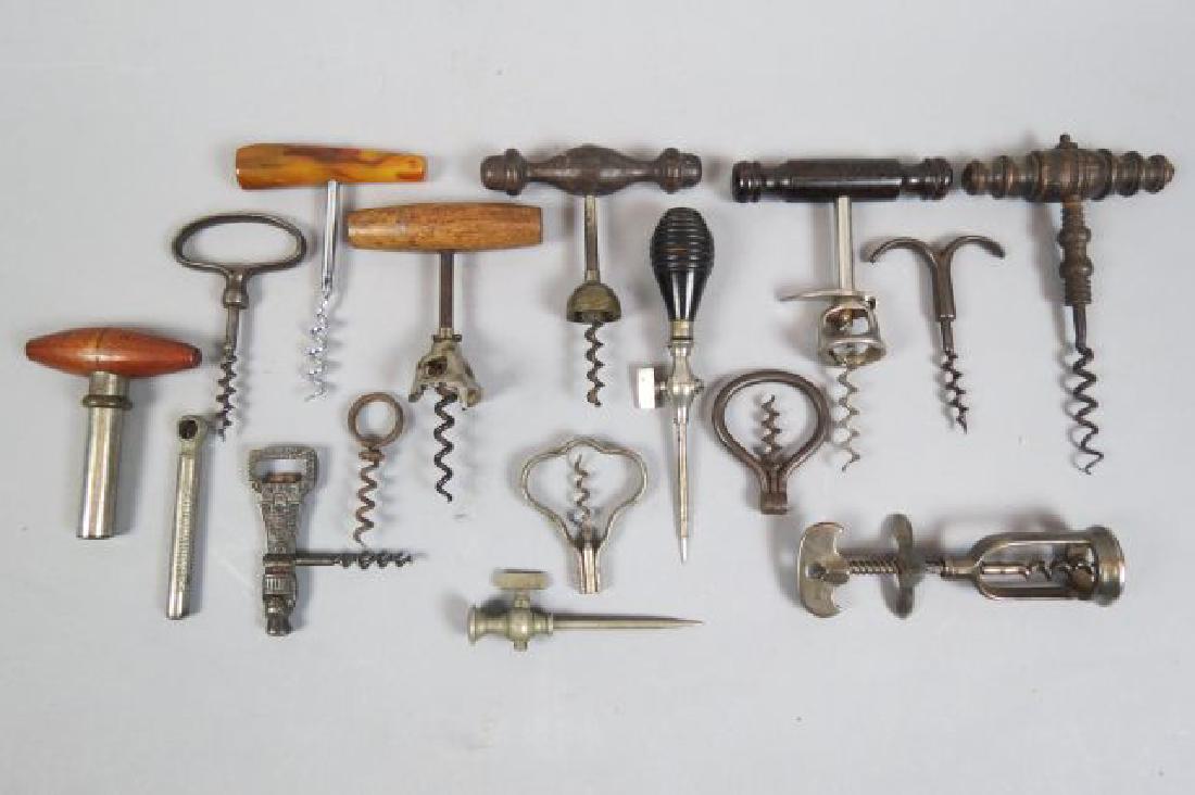 Collection of 16 Corkscrew and Bar Related Items, (1 of 4)