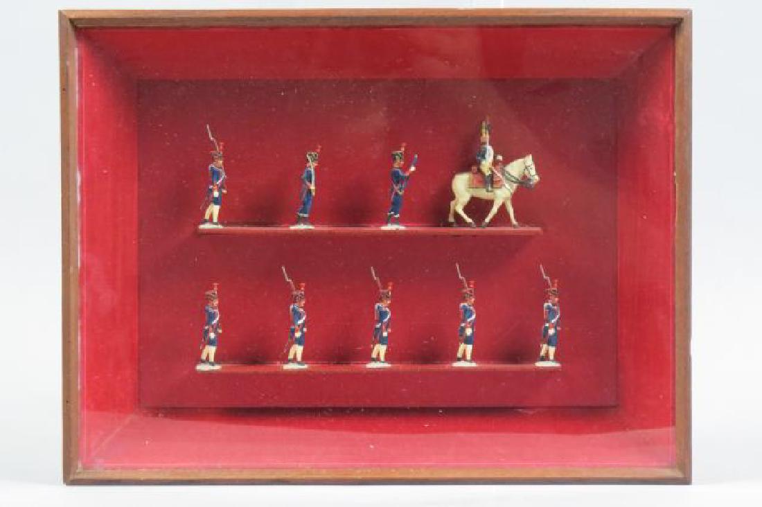 9 Lead Military Figurines, (1 of 4)