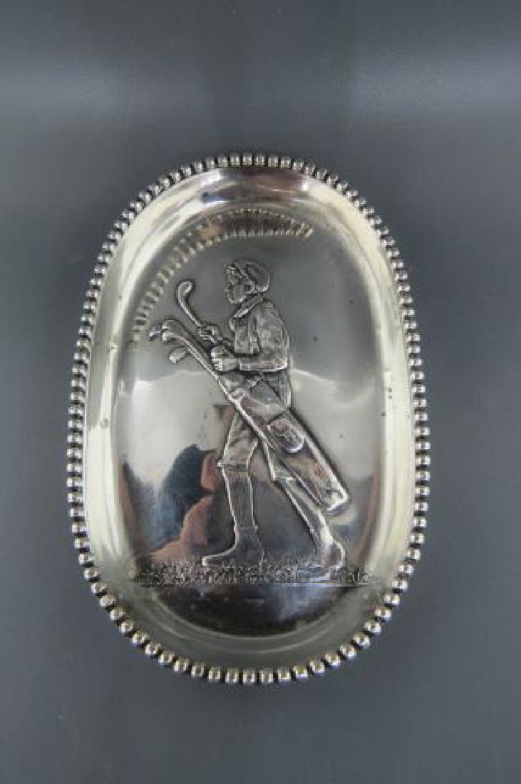 Unger Brothers Sterling Silver Golf Caddy Tray, (1 of 2)