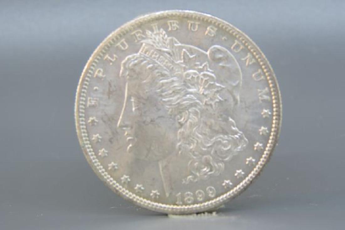 1899 Morgan Silver Dollar, (1 of 3)