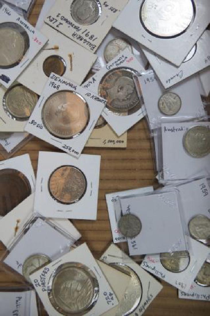 Foreign Coin Lot, mostly silver, (1 of 3)