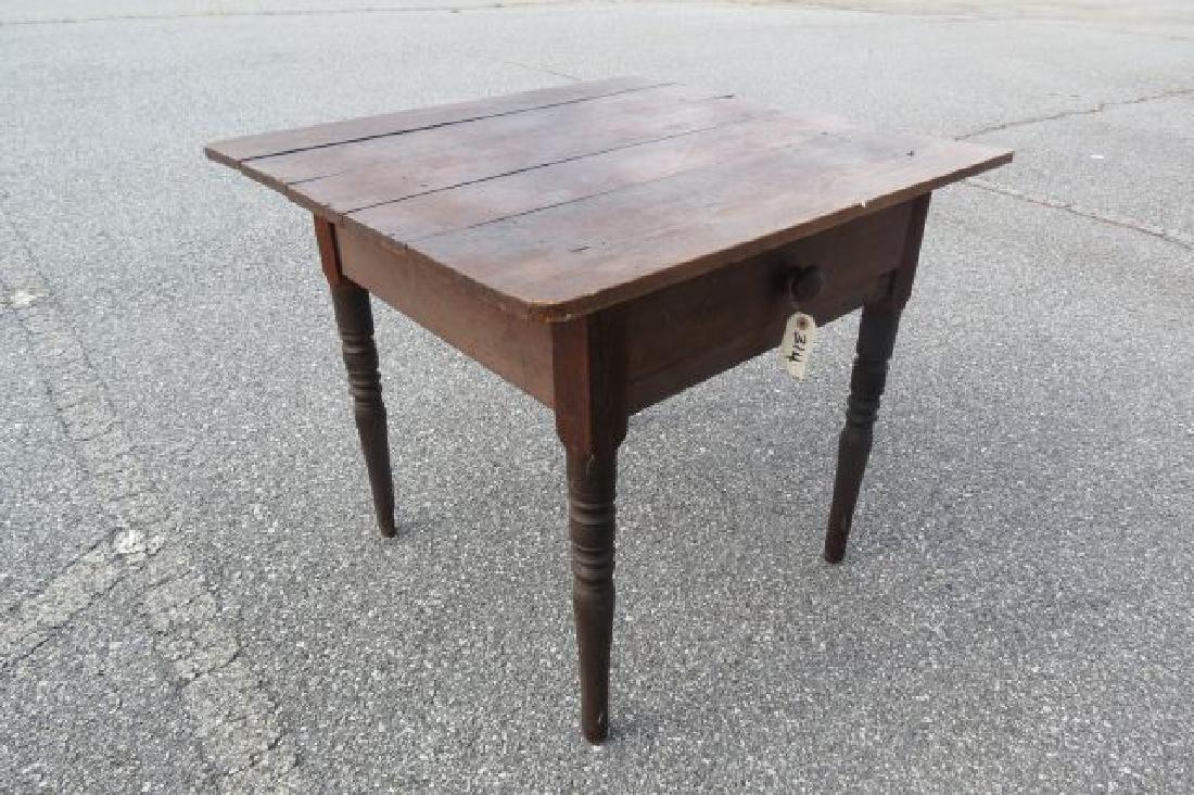 Early Pine Country Work Table, (1 of 3)