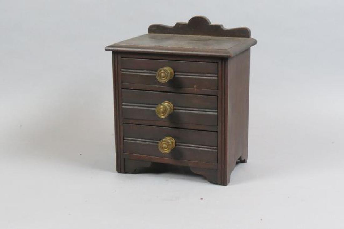 Antique Doll Size Chest, (1 of 4)