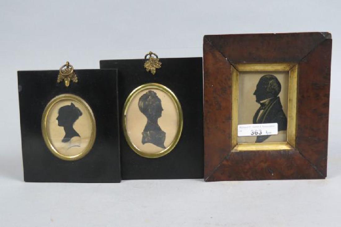3 Miniature Watercolor Portraits, (1 of 3)