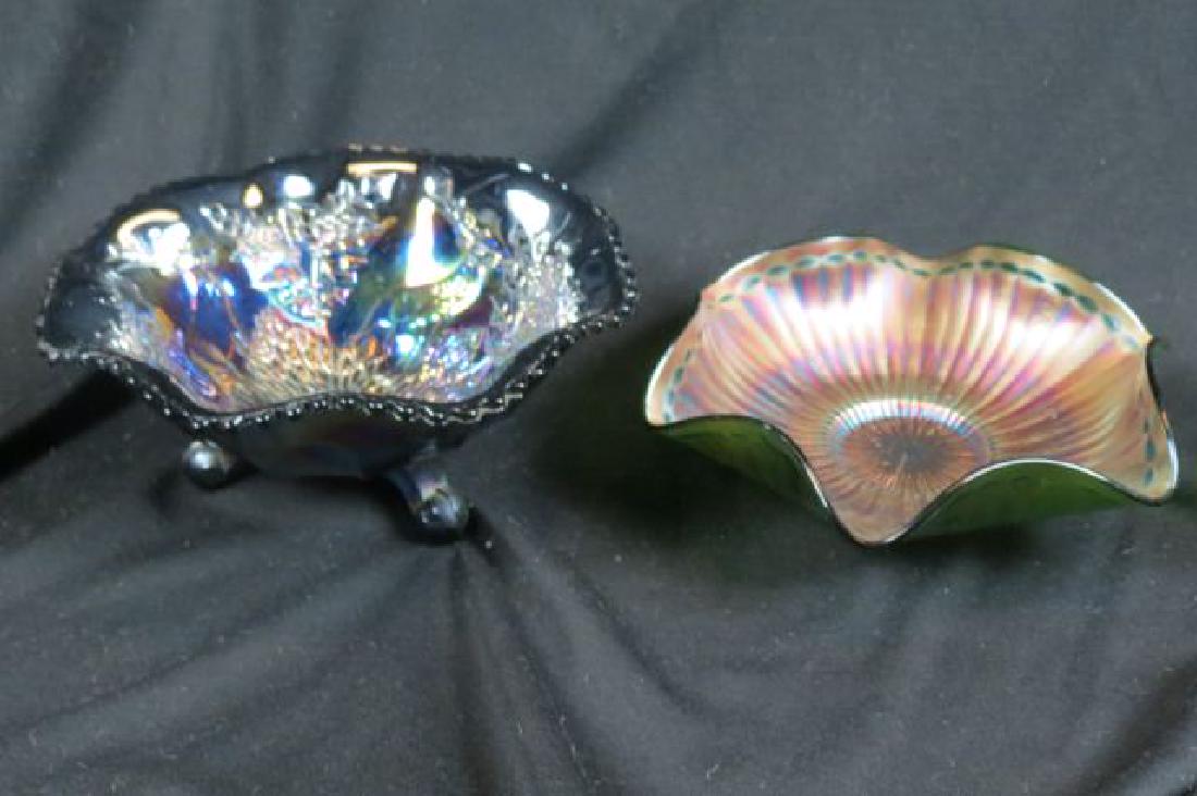2  "Carnival" Glass Bowls, (1 of 5)