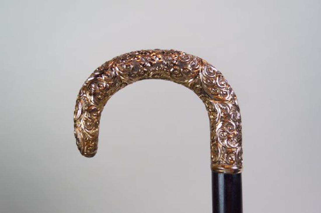 Gold Handled Cane, (1 of 4)