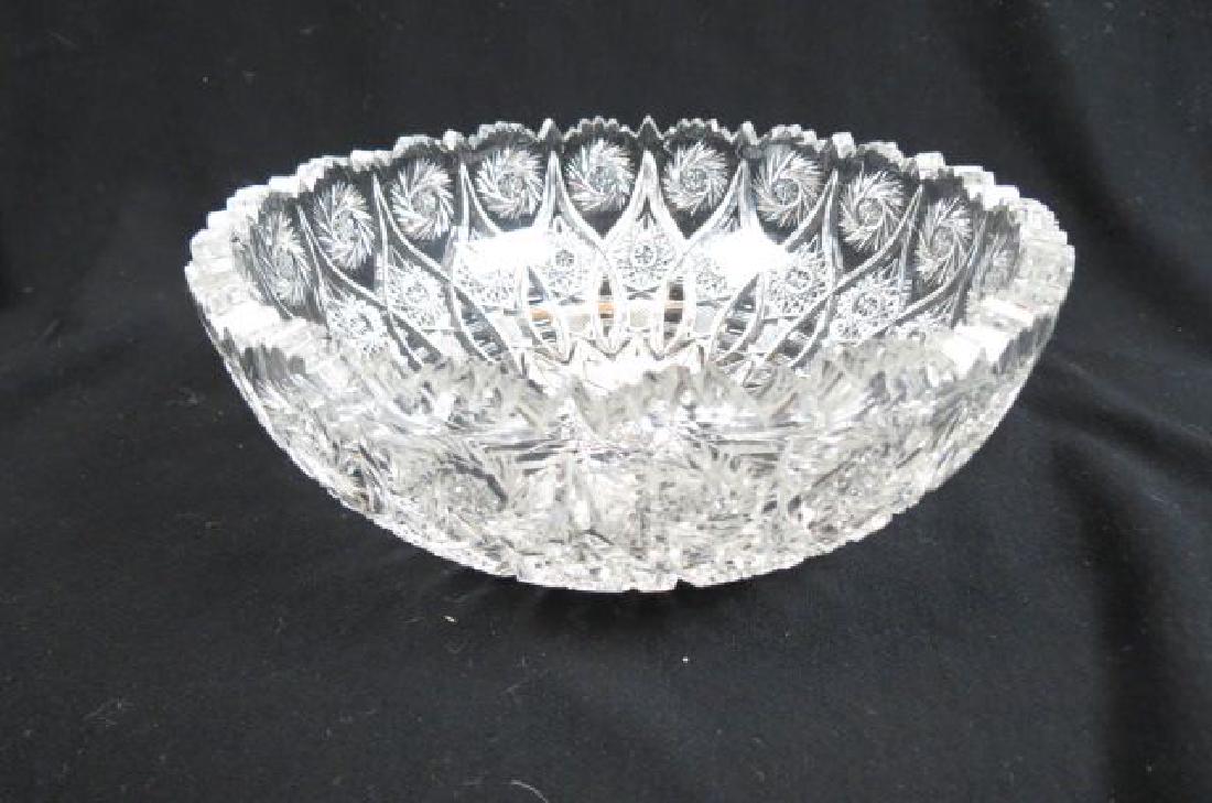Brilliant Period Cut Glass Bowl, (1 of 4)