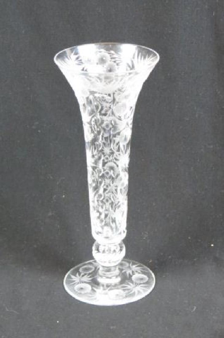 Libbey Brilliant Period Cut Glass Vase, (1 of 5)