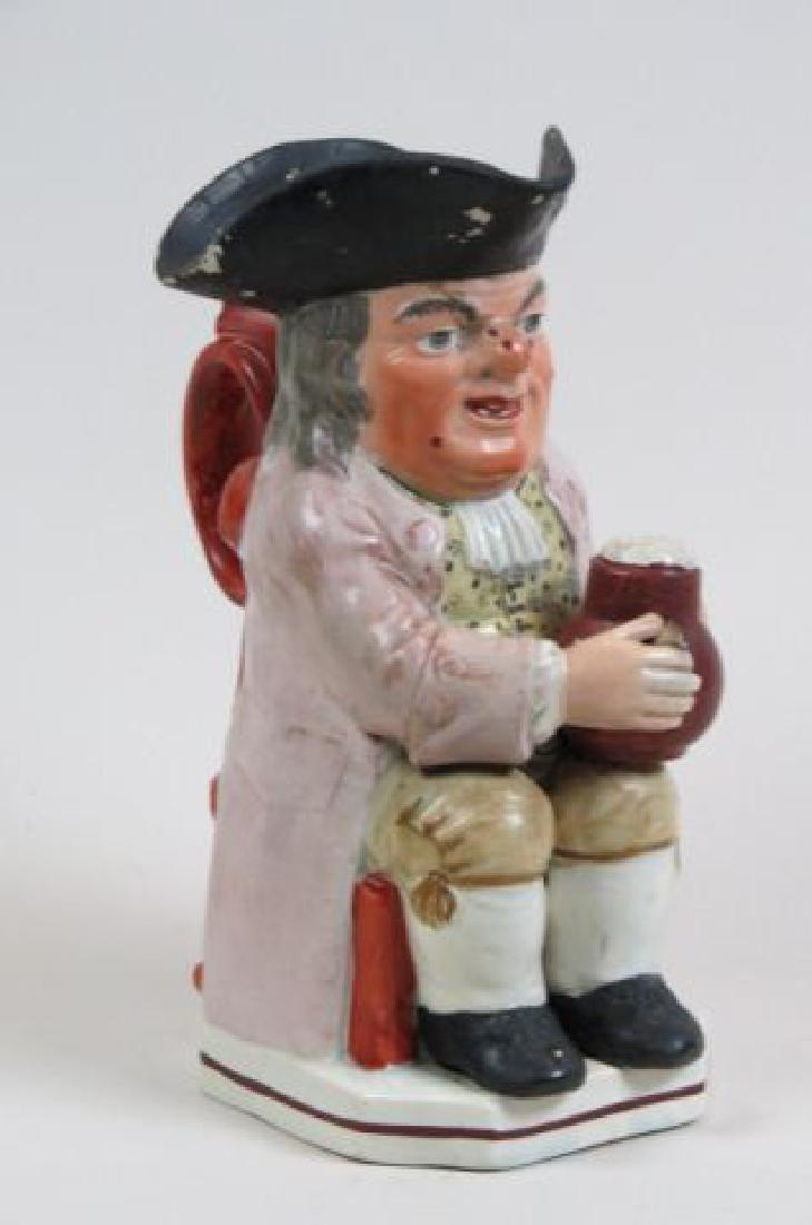 Early Creamware Toby Pitcher, (1 of 3)