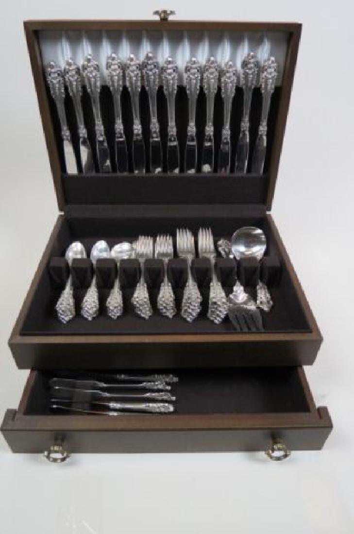62 pc. Wallace "Grande Baroque" Sterling Flatware (1 of 7)
