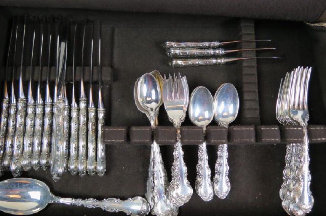 44 pc. Gorham "Strasbourg" Sterling Flatware Set, (1 of 3)
