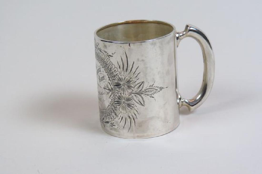 1885 Sterling Christening Mug, (1 of 4)