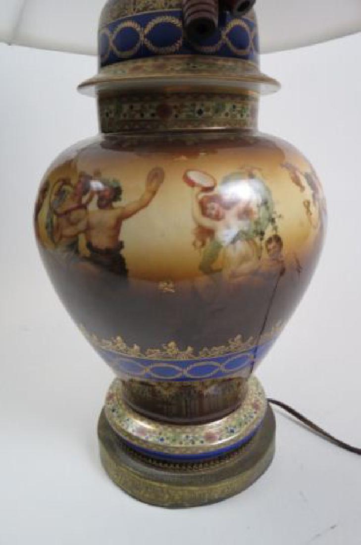 Austrian Porcealin Table Lamp, (1 of 4)