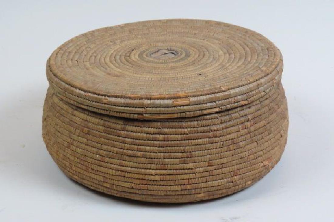 Northwest Coast Indian Covered Basket, (1 of 3)