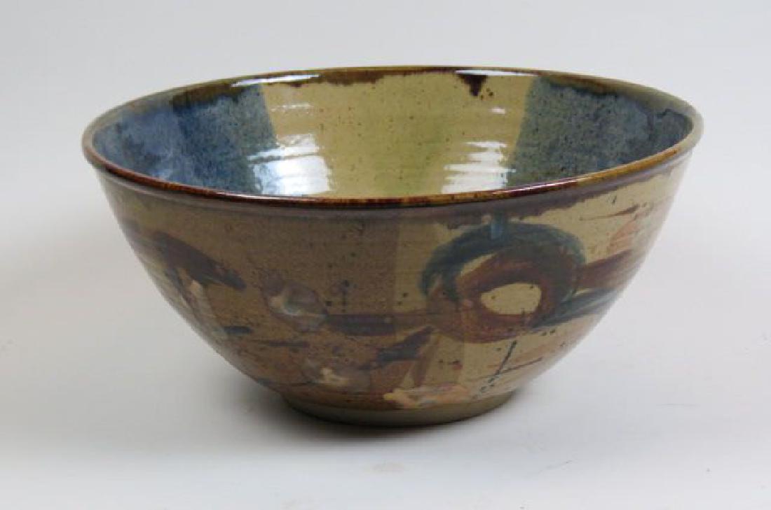 Mangum Studio Pottery Punchbowl, (1 of 5)