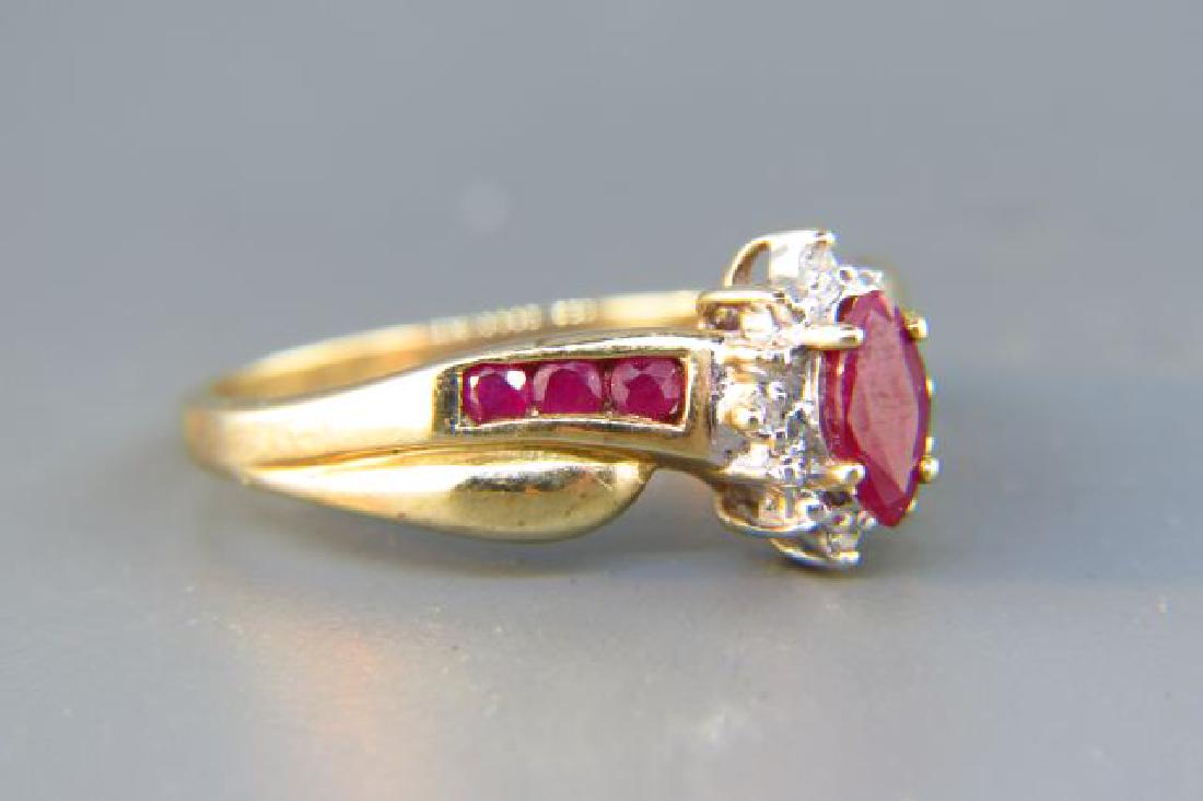 Ruby & Diamond Ring, (1 of 3)