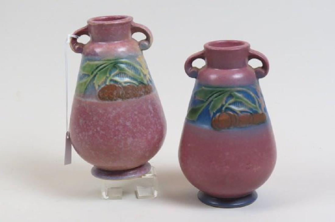 Pair of Roseville Art Pottery "Baneda" Vases, (1 of 5)