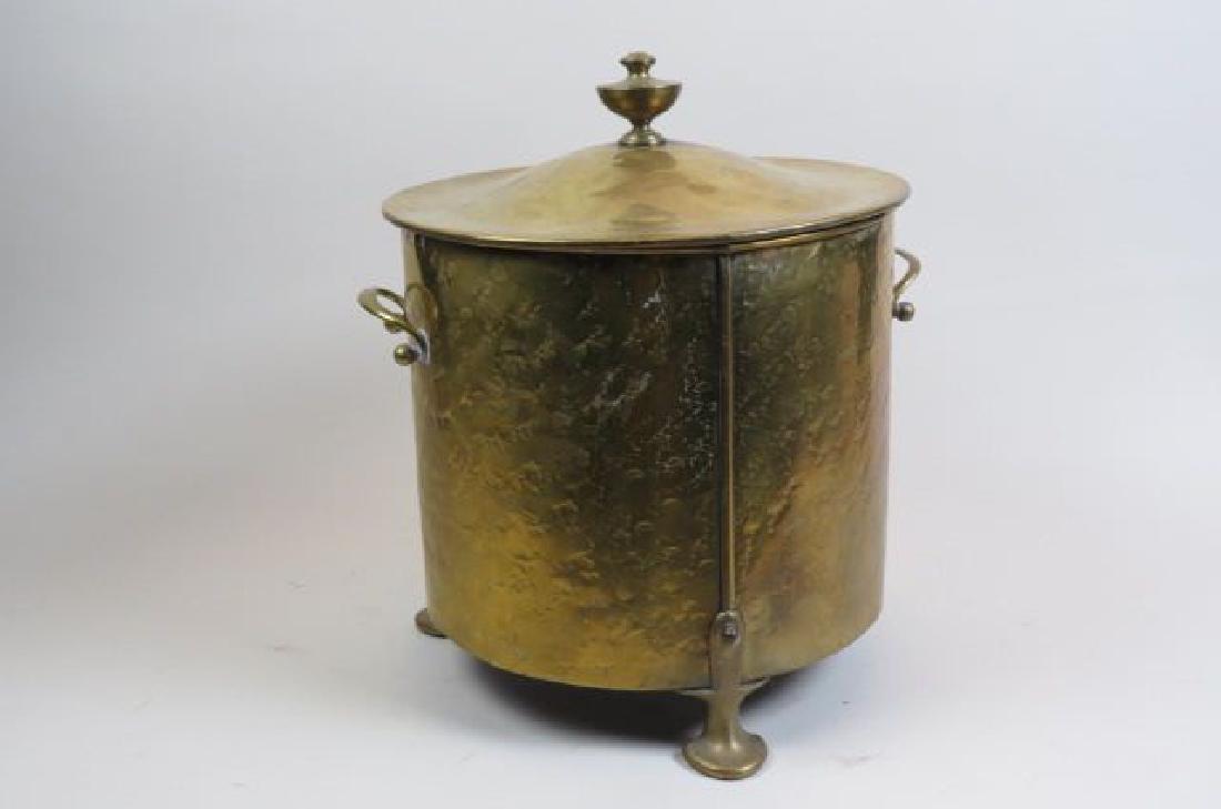 Victorian Brass Coal Hod, (1 of 3)