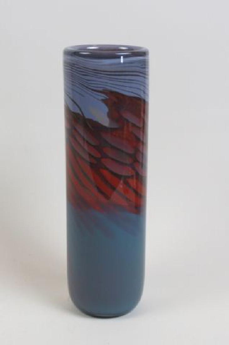Steven Main Studio Art Glass Vase, (1 of 4)