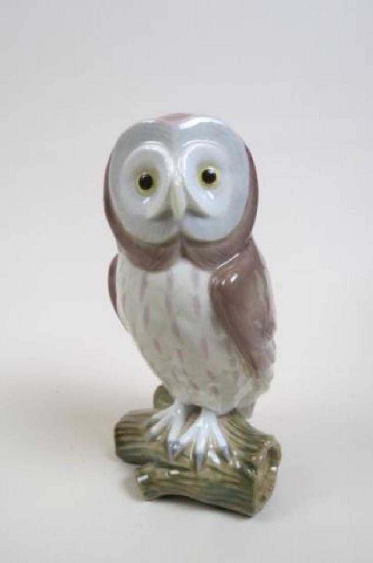 Lladro Porcelain Figurine of a Great Gray Owl, (1 of 4)