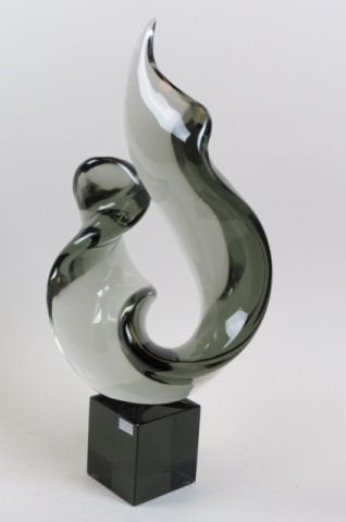 Livio Seguso Italian Art Glass Sculpture "The Flame" (1 of 4)