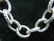 Sterling Silver Large Oval Link Necklace, - 2