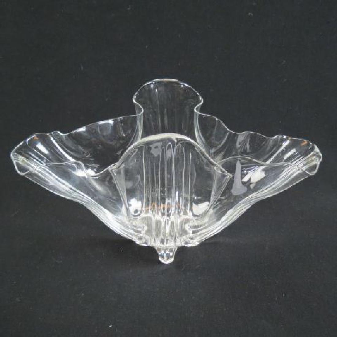 Steuben Crystal Vase,: handkerchief or Grotesque shape, 6 1/2" x 12", 7" tall, excellent