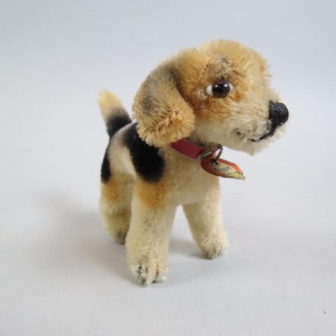 Steiff Mohair Toy of a Puppy "Biggie,": with name tag, 3 3/4", excellent