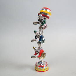 Tiffany & Co. Sterling & Enamel Circus Acrobats